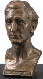 A bust of Henry D. Thoreau